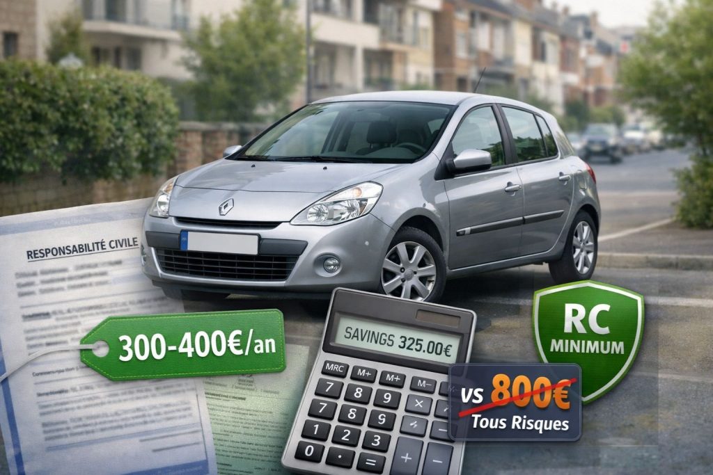 Assurance au tiers voiture occasion - Couverture minimale légale suffisante économies