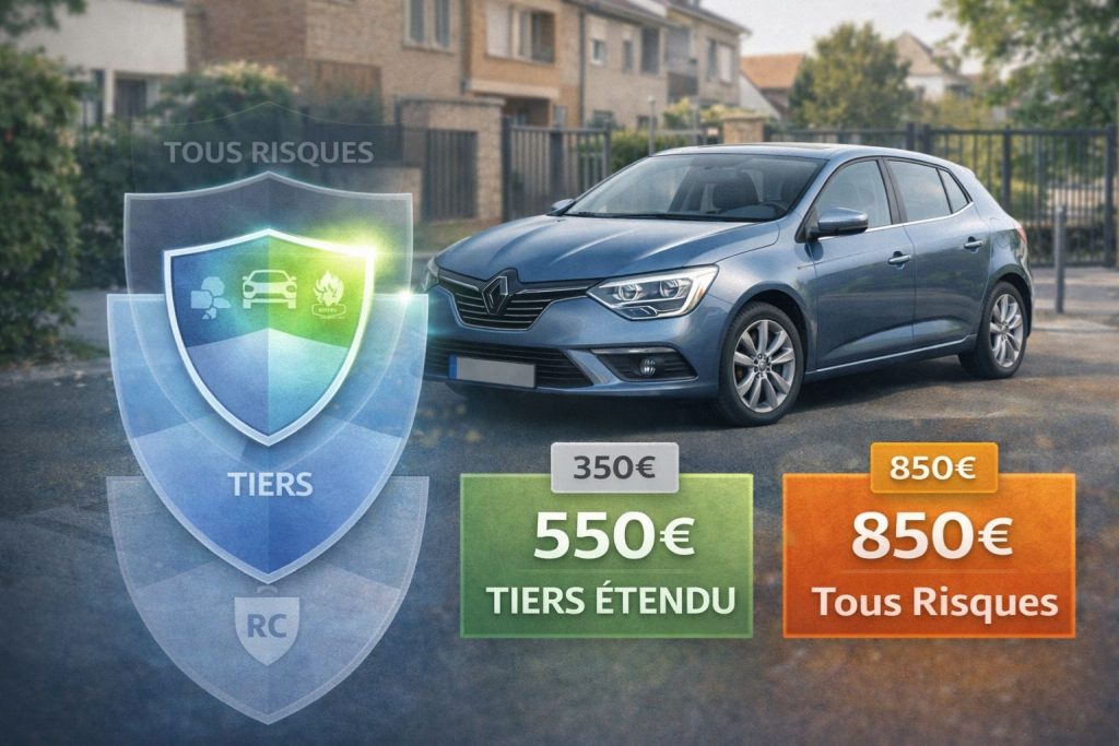 Assurance tiers étendu compromis intelligent - Protection essentielle économies voiture moyenne gamme
